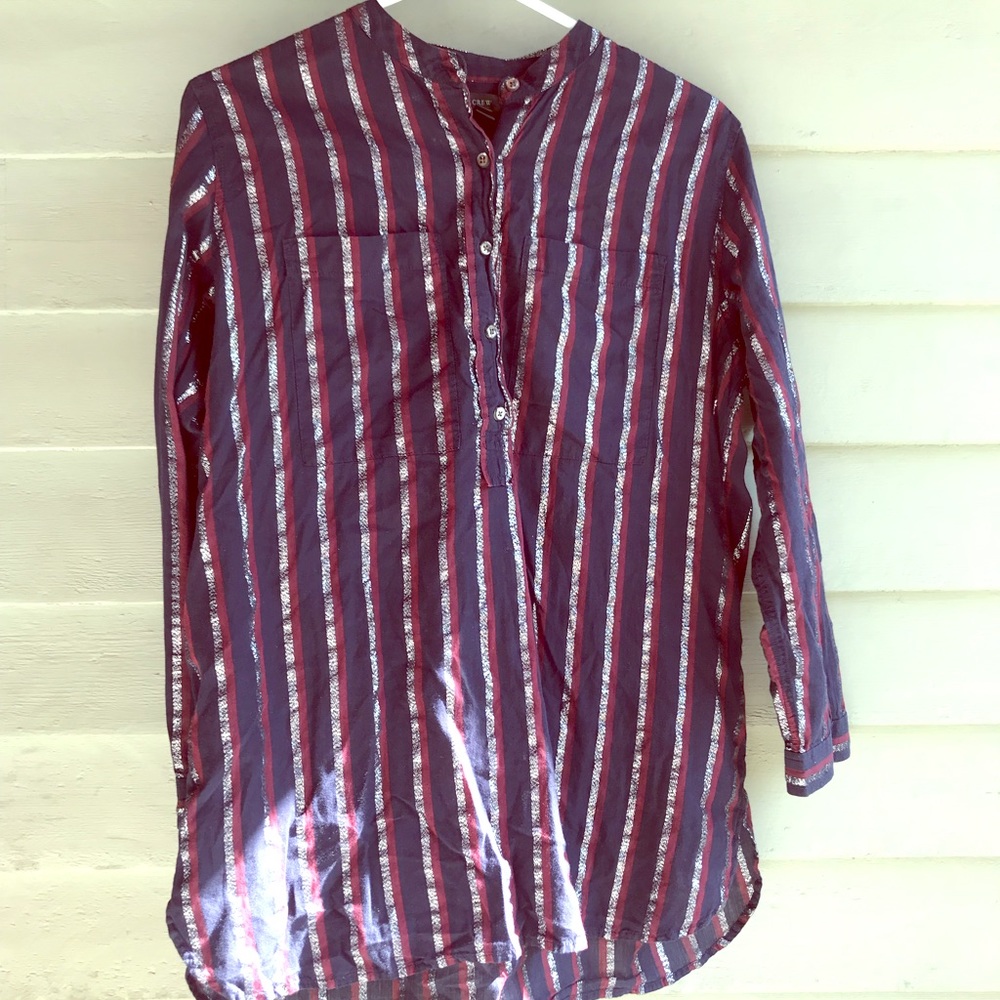 J Crew boyfriend button-down/tunic